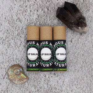Bio Lippenbalsam - Yuzu & Lemongrass Unisex Aroma feuchtigkeitsspendend ganz natürlich .100g