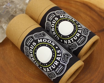 Lemongrass & Cardamom 100% Organic Deodorant All Natural Detoxifying Unisex