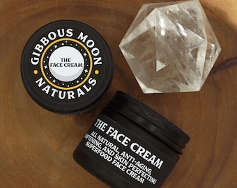 The Face Cream - All Natural, Anti-Aging, Softening, Skin Perfecting Superfood Face Cream (Vegan & GF) Squalane Oil, Vitamin C, Prickly Pear