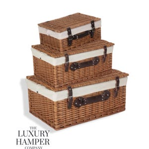 Dark Wicker Personalised Gift Hamper, Custom Pinic Basket, New Home Gift, Wedding Hamper, Couples Gift