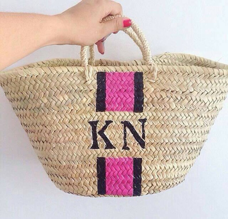 personalised beach basket