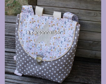 sac à dos pour fille "petite étoile", sac à dos pour crèche, sac à dos pour la maternelle, à personnaliser