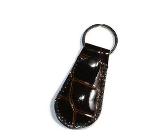 Brown Keychain Leather Keychain Gift Idea Personalized Key fob Leather Keyring,wonderful Keychain,new car keychain, cute black keychain