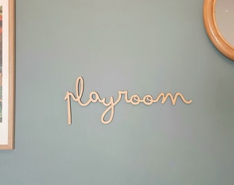 Little wooden words, decorative sign for the home, customizable inscription, handwritten message, choose the font