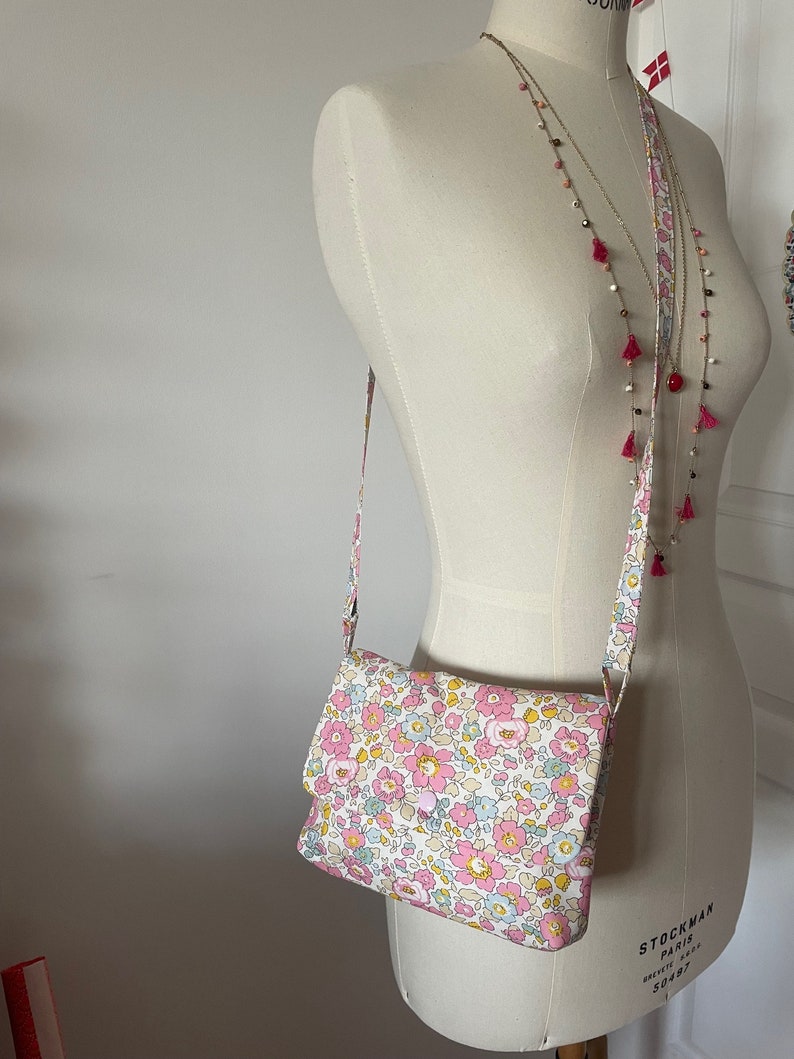 Petit sac épaule Coton Betsy Rose