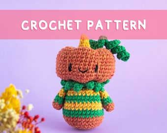 Lemon Yarn Creations | CROCHET PATTERN Halloween Jack | Amigurumi Doll, Pumpkin, Jack-o'-lantern, Spooky, Diy