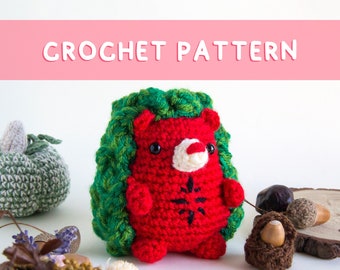 Lemon Yarn Creations | CROCHET PATTERN Watermelon Hedgehog | Amigurumi animal, Fruit, Summer, Diy