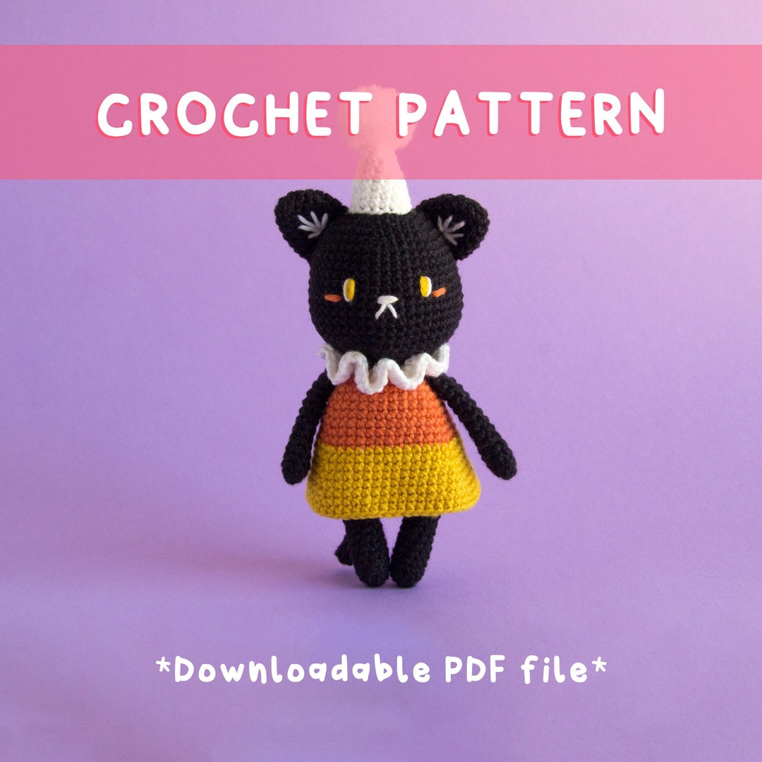 Lemon Yarn Creations | CROCHET PATTERN Candy the Cat | Amigurumi Animal ...