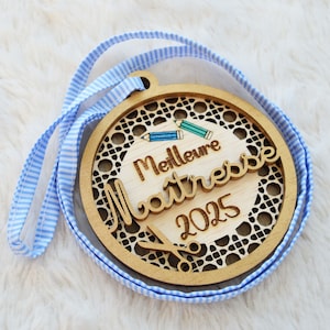 Medalla de madera, agradecimiento al maestro, regalo para el maestro, Día de la Madre, regalo para mamá