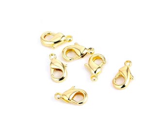 ゴールドカラーのネックレス/ブレスレット留め具100個 - Etsy 日本