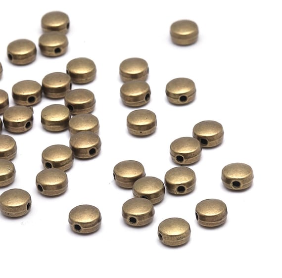 90 Perline In Pietra Naturale Da 8 Mm, Bronzo Marrone, Perline - Foto 7