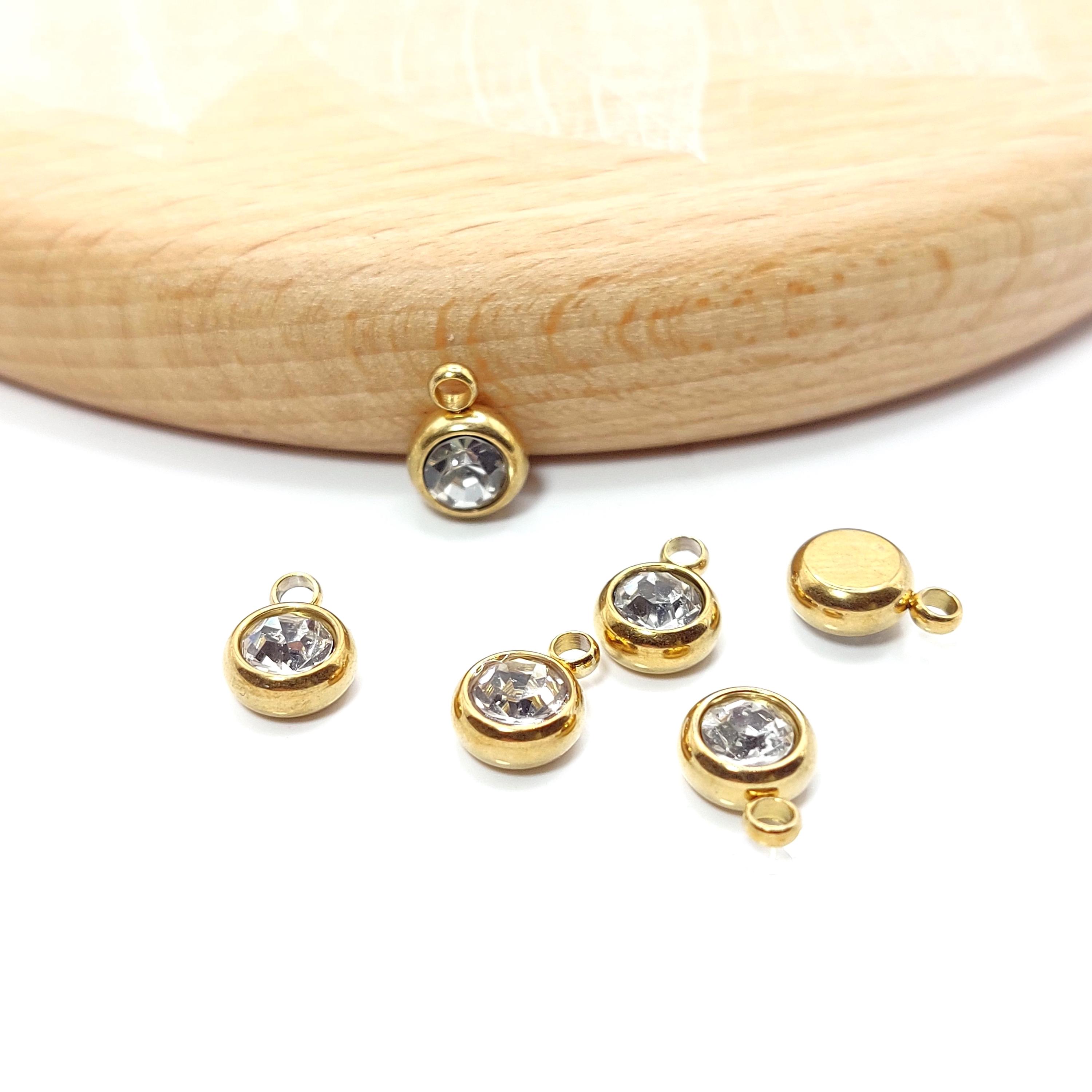 Lot De 40 Supports Pour Bracelets - 20 Bases Rondes 20 Mm + 20 Cabochons Verre - DIY Bijoux Personnalisés