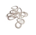 x10 Stainless steel hollowed drop pendant charms, 17x11mm product logo