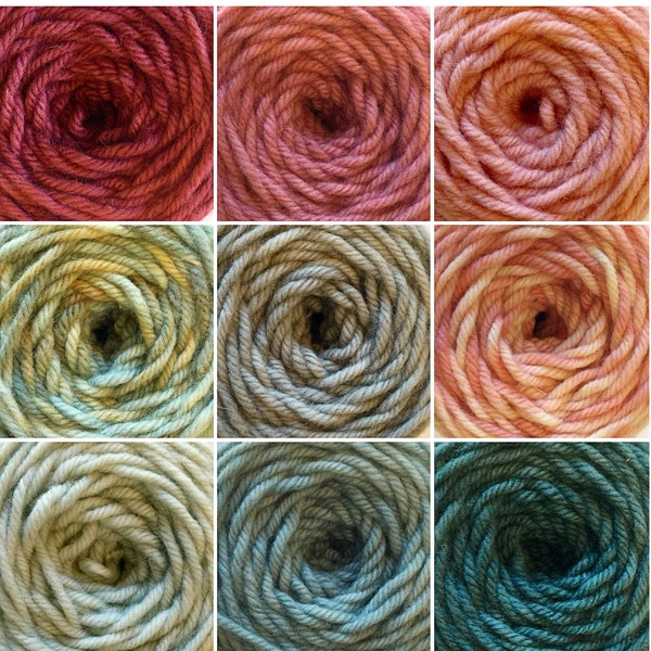 Rug Wool Yarn Multi Pack -  Punch Needle Rug Hooking - For use with the Oxford Punch Regular Needle