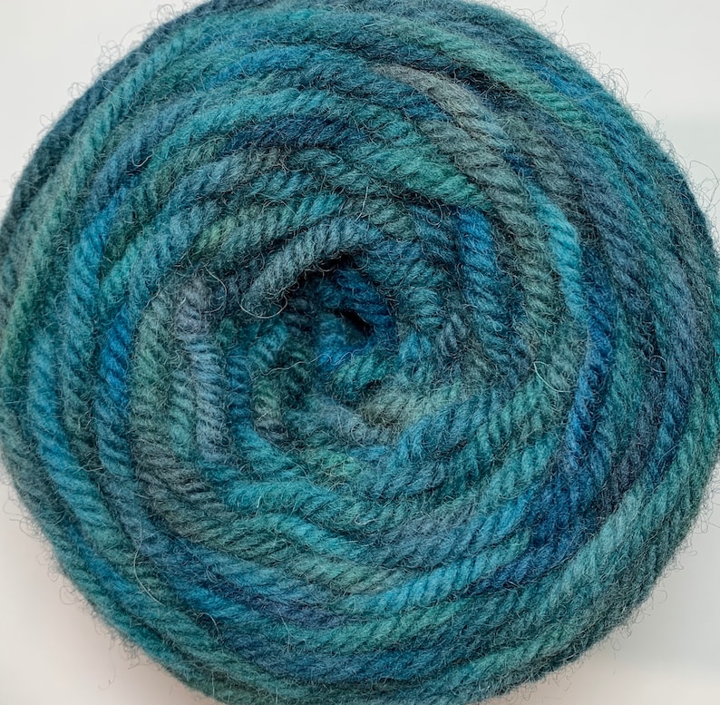 For use with the Oxford Punch Regular Needle Bluegreenteal Hand Dyed Rug Wool Yarn Punch Needle Rug Hooking
