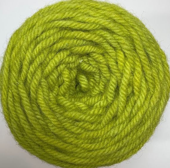 Hand Dyed Lime Green Rug Wool Yarn 1402STW Excellent for Oxford Regular  Needles - Etsy Singapore