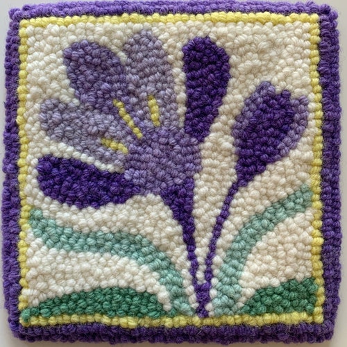 2021 International Punch Needle Rug Hooking Day Pattern Etsy