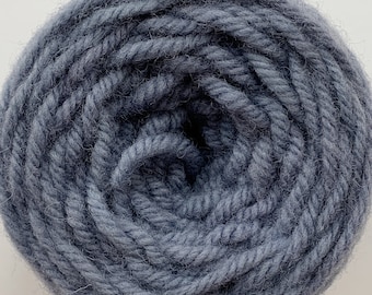 Hand Dyed Dusty Periwinkle Blue Rug Wool Yarn - 1502STW - excellent for Oxford Regular Punch Needles