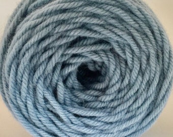 Hand Dyed Light Dusty Blue Wool Rug Yarn - 1501STW - For use with Oxford Punch Regular Needles