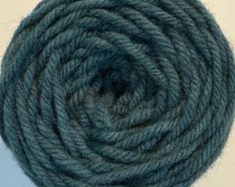 Hand Dyed Teal Green Blue Rug Wool Yarn - 1415STW- excellent for Oxford Regular Needles