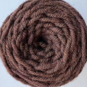 Hand Dyed Heather Brown Rug Wool Yarn- 1706STW - excellent for Oxford Regular Punch Needles