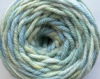 Hand Dyed Blue Green Variegated Rug Wool Yarn - 2511STW -excellent for Oxford Regular Punch Needles