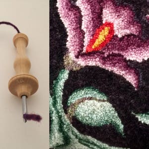Punch Needle Kit/Flower Friends 2/ Punch Needle/ rug hooking/ yarn craft