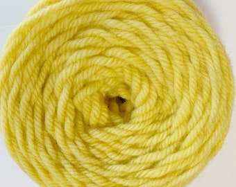 Hand Dyed Light Yellow Rug Wool Yarn - 1305STW - excellent for Oxford Regular Punch Needles