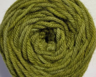 Hand Dyed Moss Green Rug Wool Yarn - 1401STW-  for use with the Oxford Punch Regular Needle