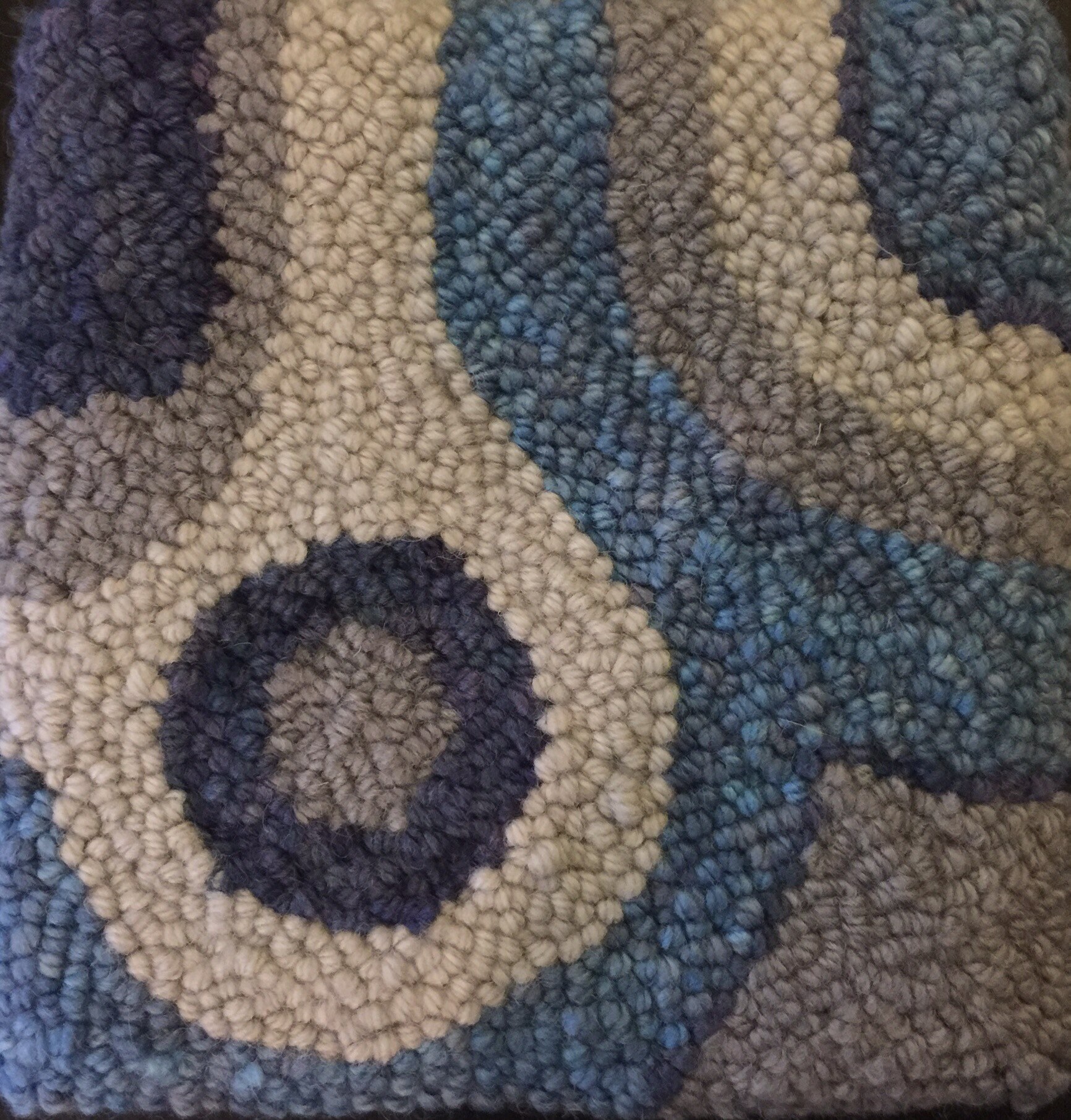 Hand Dyed Rug Wool Yarn Punch Needle Rug Hooking For use Etsy