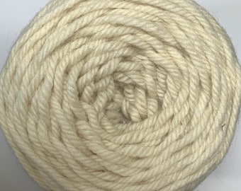 Cream Rug Wool Yarn, Mill Dyed- 1802STW - excellent for Oxford Regular Punch Needles