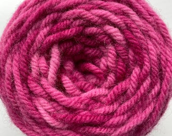 Variegated Pink Hand Dyed Rug Wool Yarn - P105STW - For use with the Oxford Punch Regular Needle