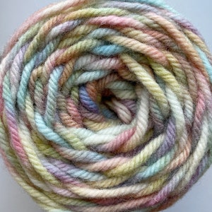 Hand Dyed Rainbow Rug Wool Yarn - 2603STW - excellent for Oxford regular punch needles