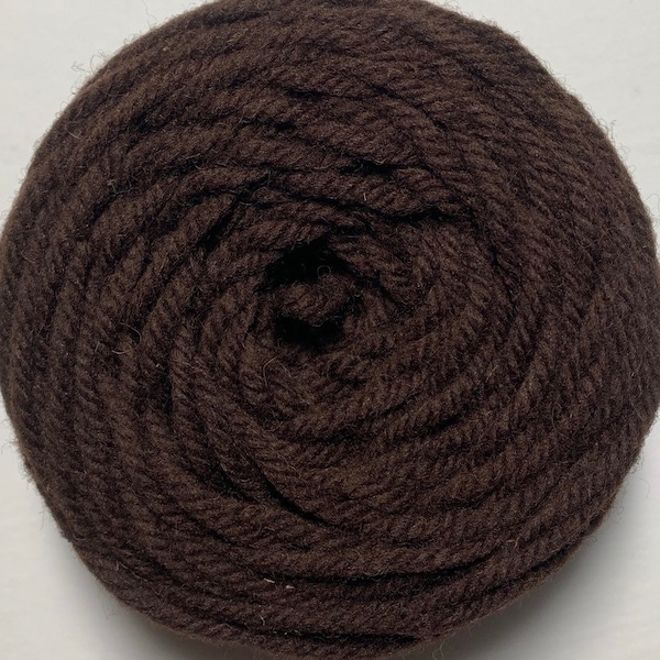 Brown Rug Wool Yarn, Mill Dyed-  Punch Needle Rug Hooking - 1702STW - excellent for Oxford Regular Needles