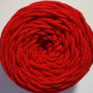 Cherry Red Rug Wool Yarn, Mill Dyed- 1106STW - for use with the Oxford Regular Punch Needle