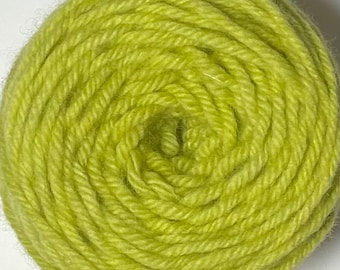 Hand Dyed Rug Wool Yarn Pale Lime Green-1409STW - For use with the Oxford Punch Regular Needle