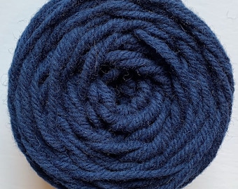 Navy Blue Rug Wool Yarn, Mill Dyed- 1504STW - excellent for Oxford Regular Punch Needles