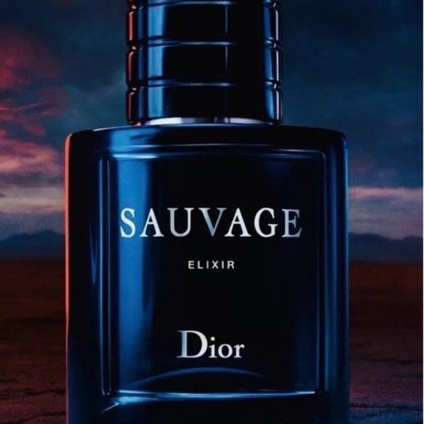 SAUVAGE ELIXIR 0.25oz travel/Refillable pump decanter. 100% Authentic Free Shipping