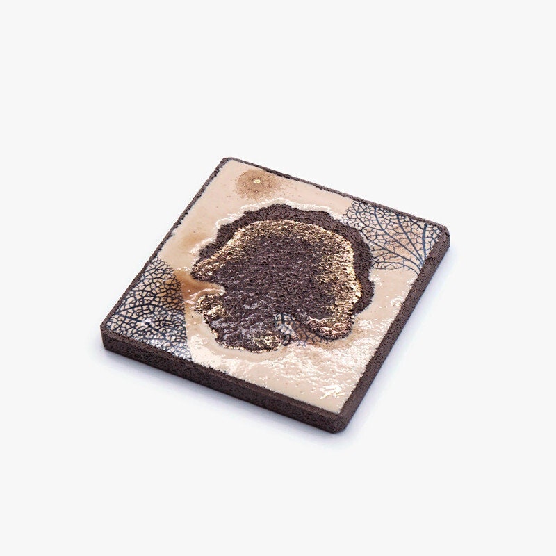 Dessous de Verre ou Bouteille Collection Faille 10x10cm