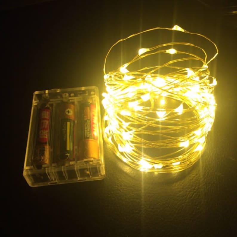 100 Leds, 10 Meters, Fairy Lights, Wedding Decorations Lights, LED Mason Jar Light Wedding Decor