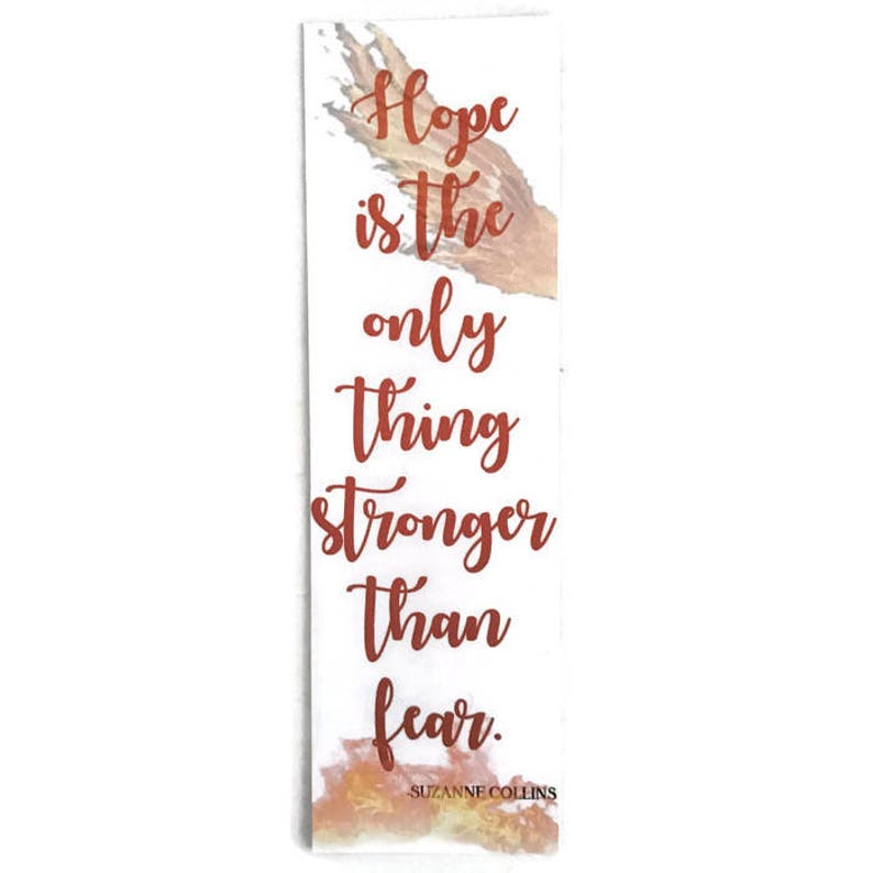 hunger games bookmark katniss bookmark catching fire etsy