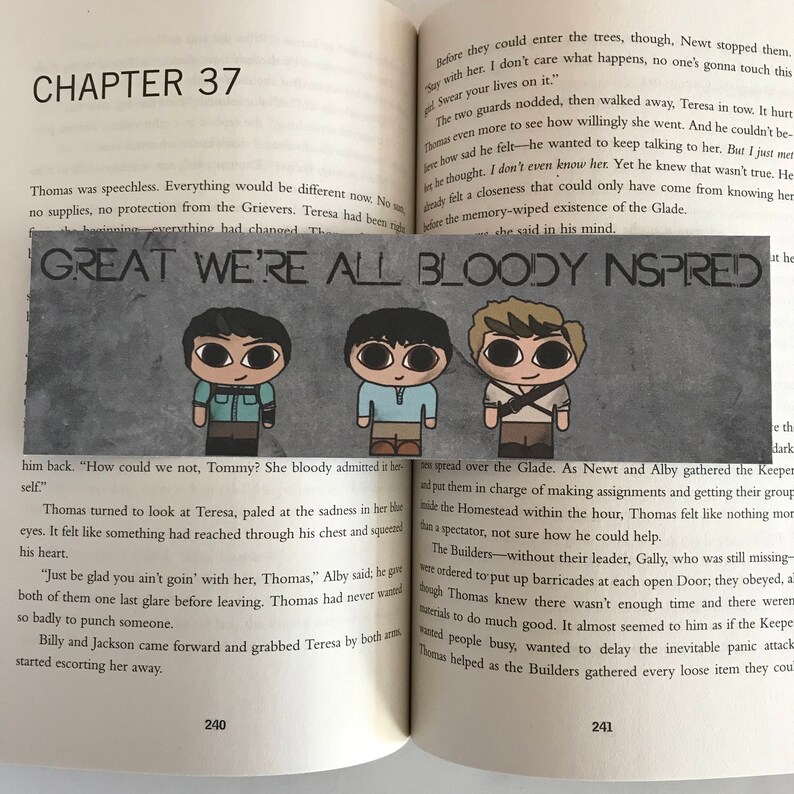 the maze runner bookmark scorch trials bookmark death cure