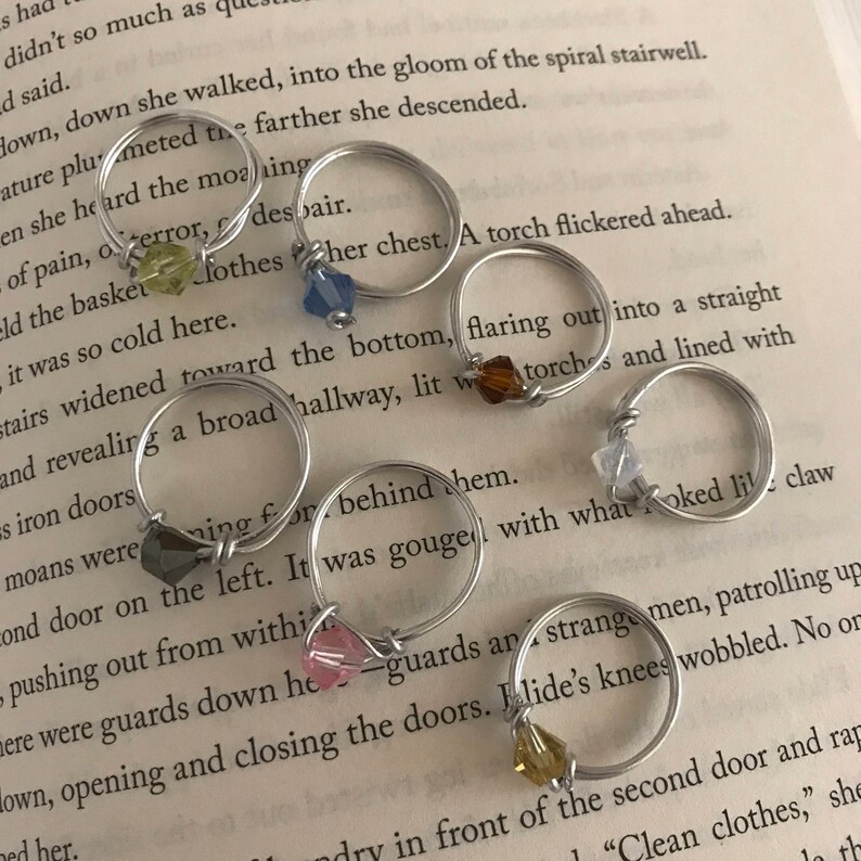 Dawn Court Rings A Court of Thorns and Roses Rings Spring Court Rings Prythian Court Rings Night Court Rings