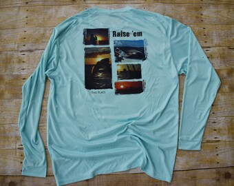 Long Sleeve Aqua Blue Performance Shirt