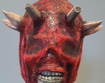 WAR 2 Custom Latex and Material Mask created by DRK Studios. End of Times series. Four Horseman inspired.