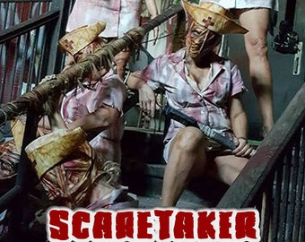 Silent Hill Inspired Latex Full Face Mask "Scaretaker" By DRK Studios.