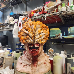 The Last of Us Clicker inspired Latex Mask