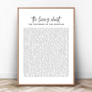 Restoration Proclamation, the Family Proclamation to the World, the ...