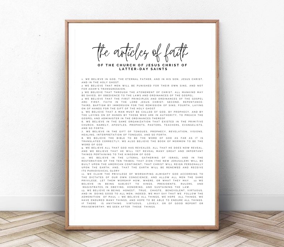 Restoration Proclamation, the Family Proclamation to the World, the ...