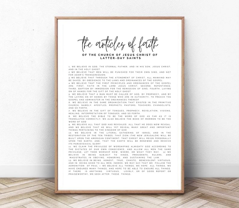 Restoration Proclamation, the Family Proclamation to the World, the ...